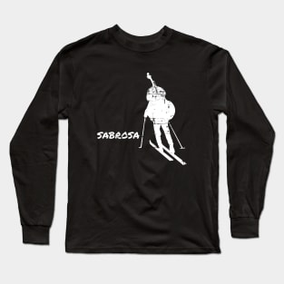 Sabrosa Distressed White Long Sleeve T-Shirt